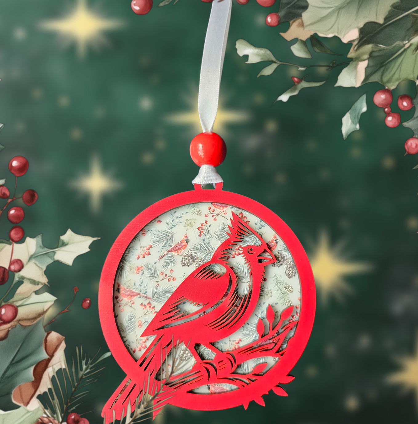 Cardinal Christmas Ornament