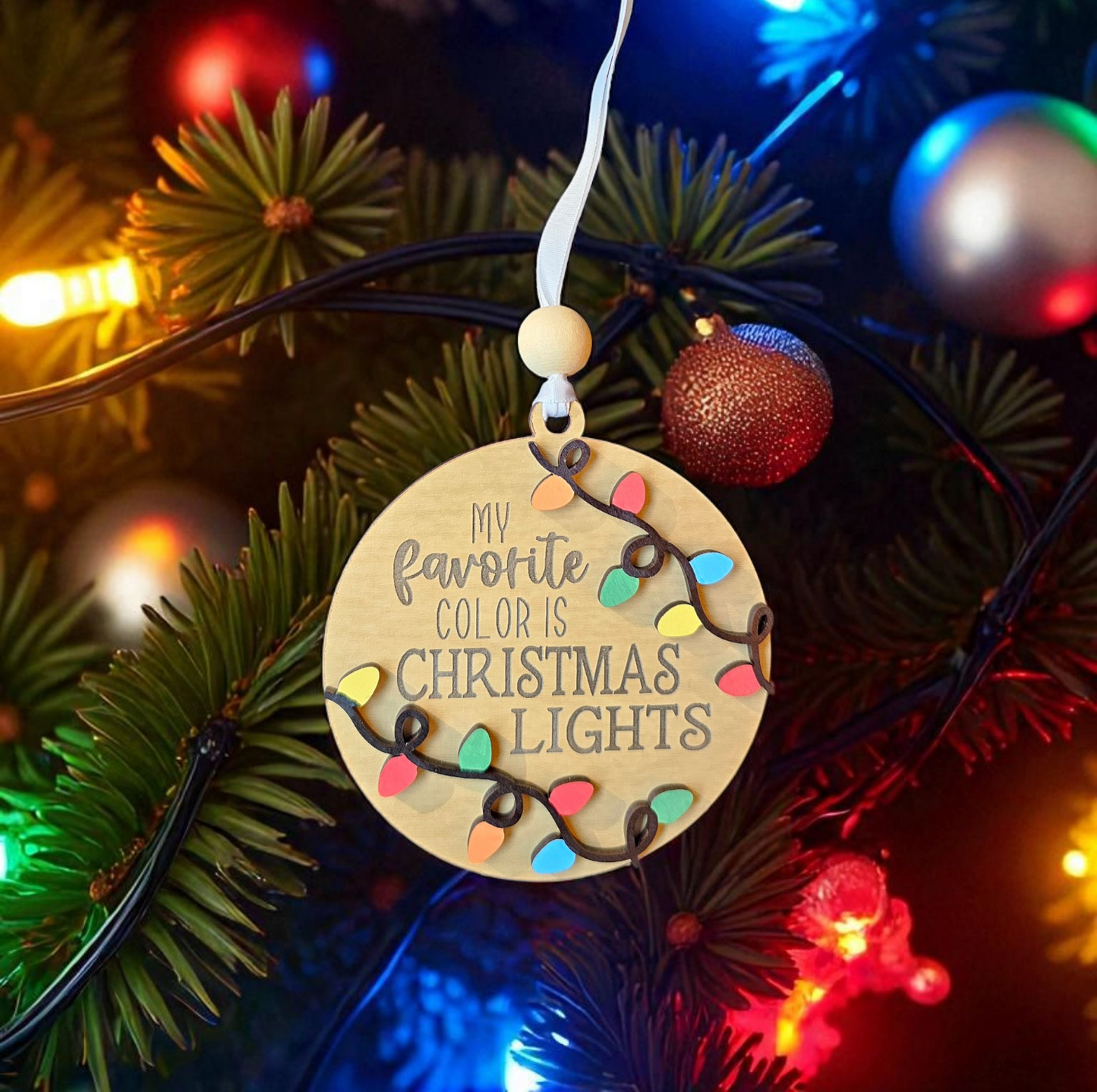 My Favorite Color Ornament