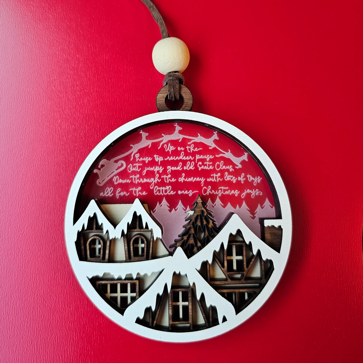 Up On The House Top Ornament
