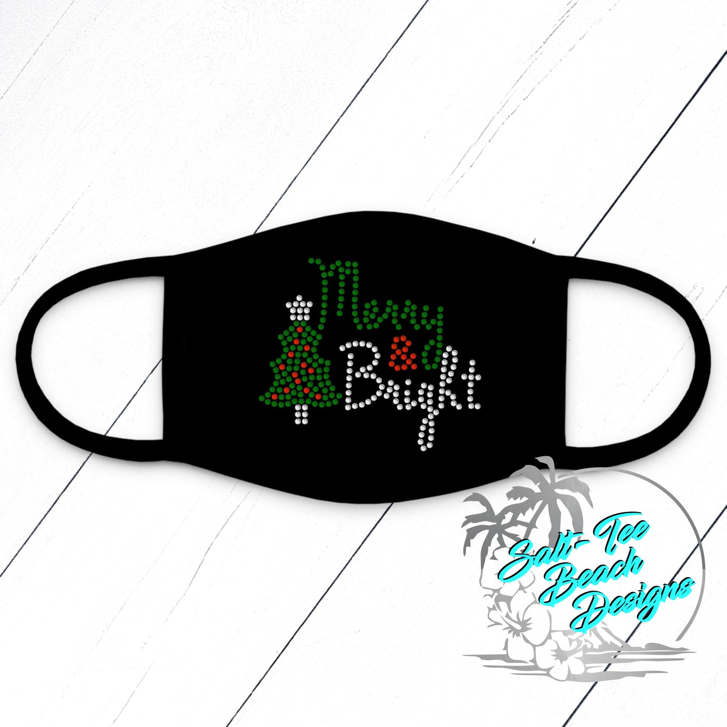 "Merry & Bright" Face Covering