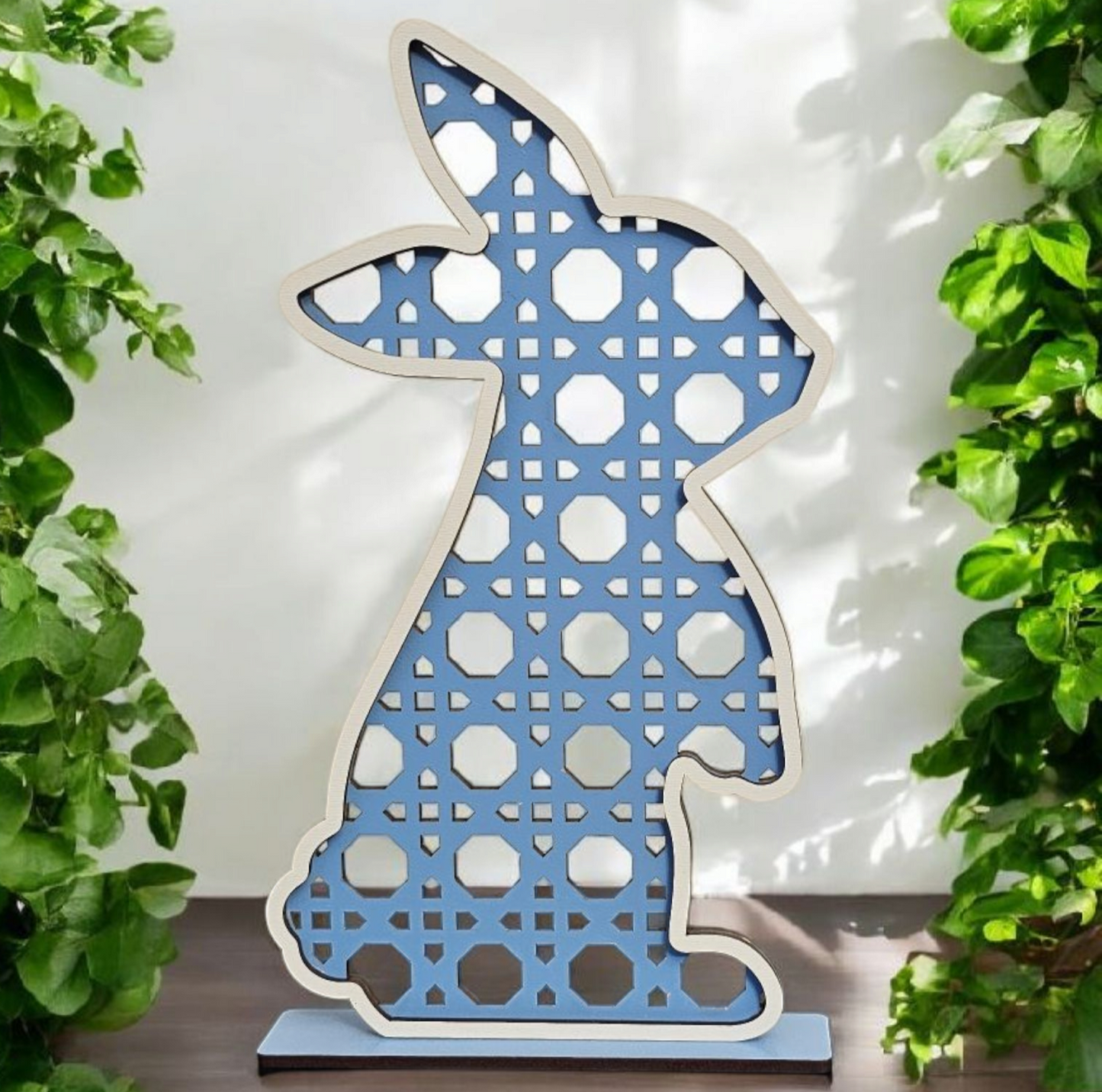 Rattan Bunny Shelf Sitters