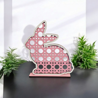 Rattan Bunny Shelf Sitters