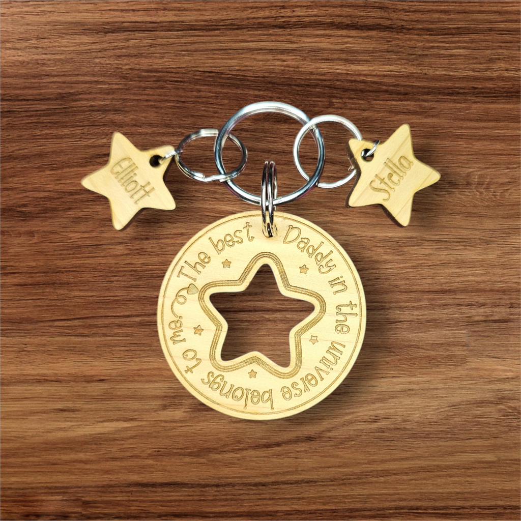 Best Daddy In the Universe Keychain