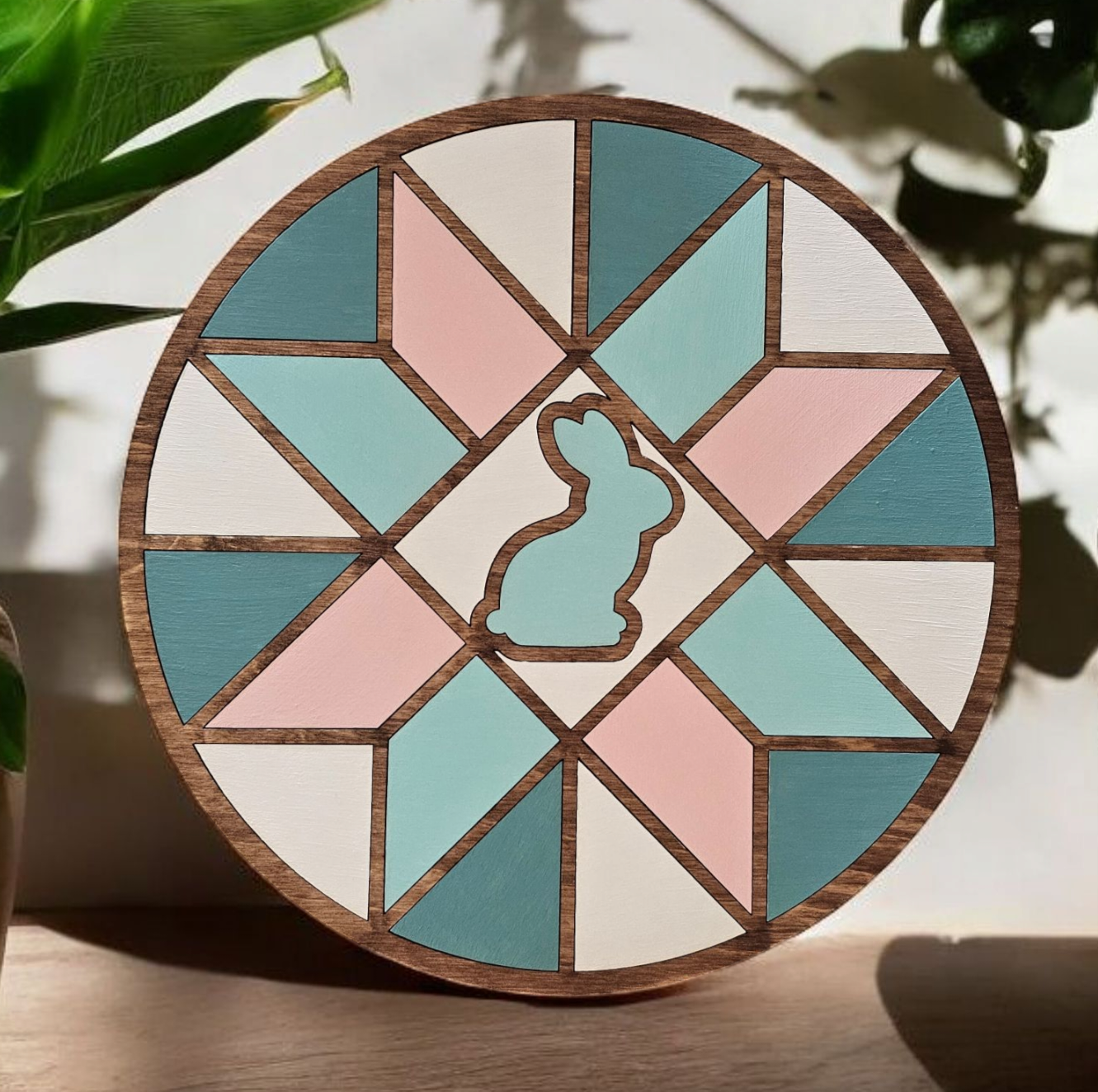 Easter Bunny Quilt Round