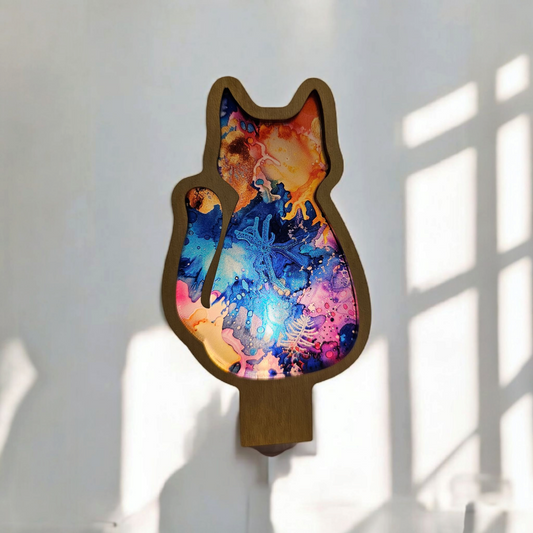 Colorful Cat Nightlight