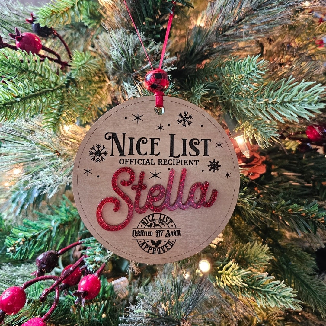 Nice List Ornament
