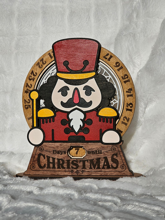 Nutcracker Christmas Countdown Spinner