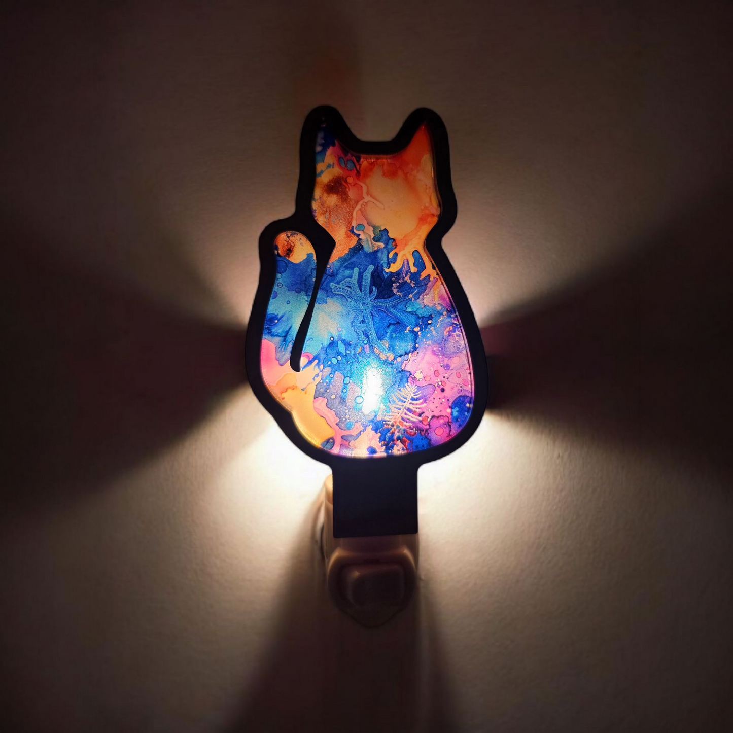 Colorful Cat Nightlight