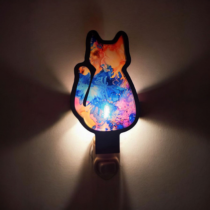 Colorful Cat Nightlight
