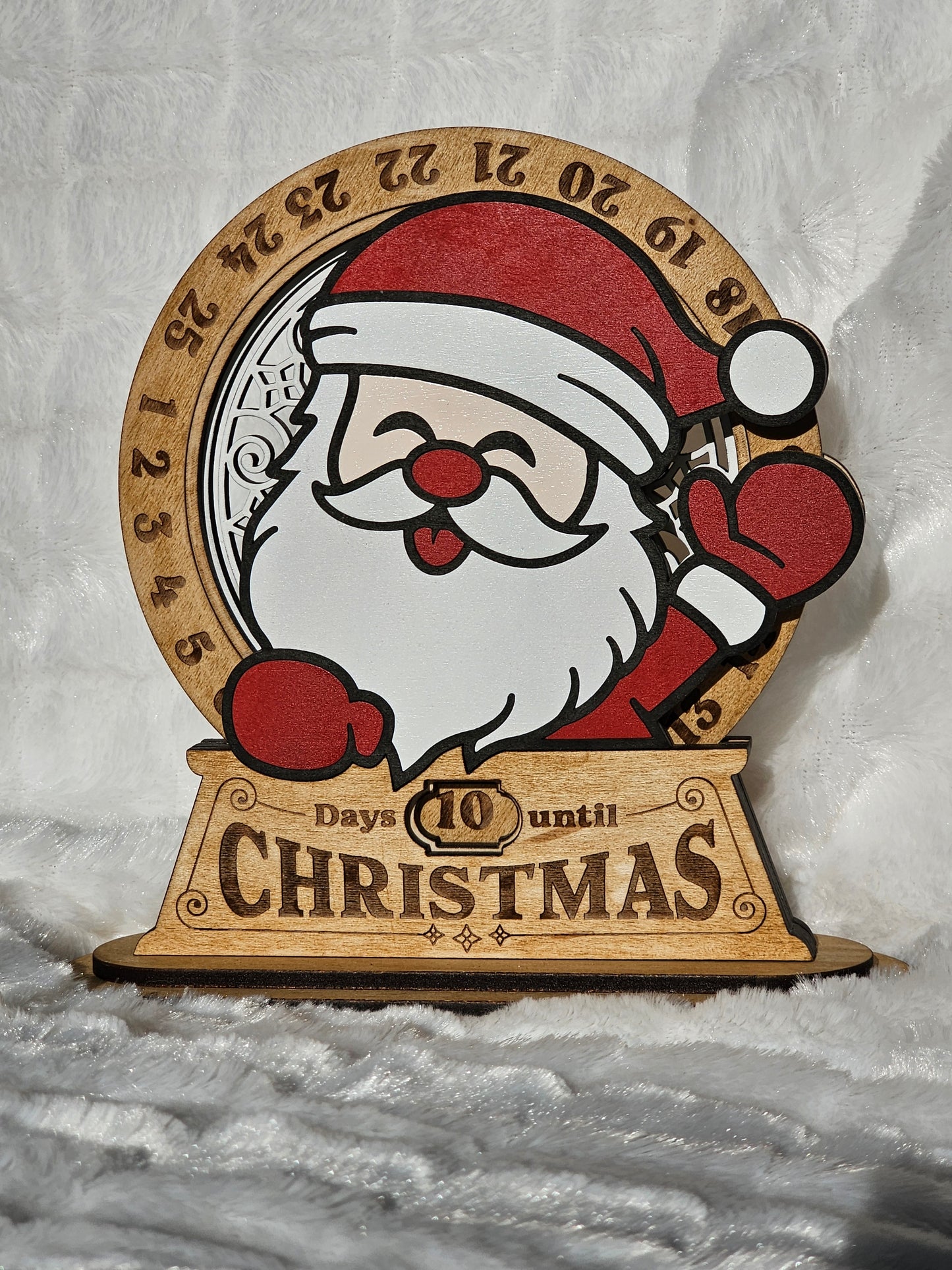 Santa Christmas Countdown Spinner