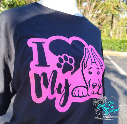 I Heart My Dog Shirt