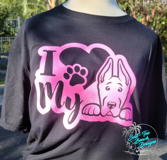 I Heart My Dog Shirt