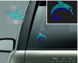 Dolphin Rhinestone Decal